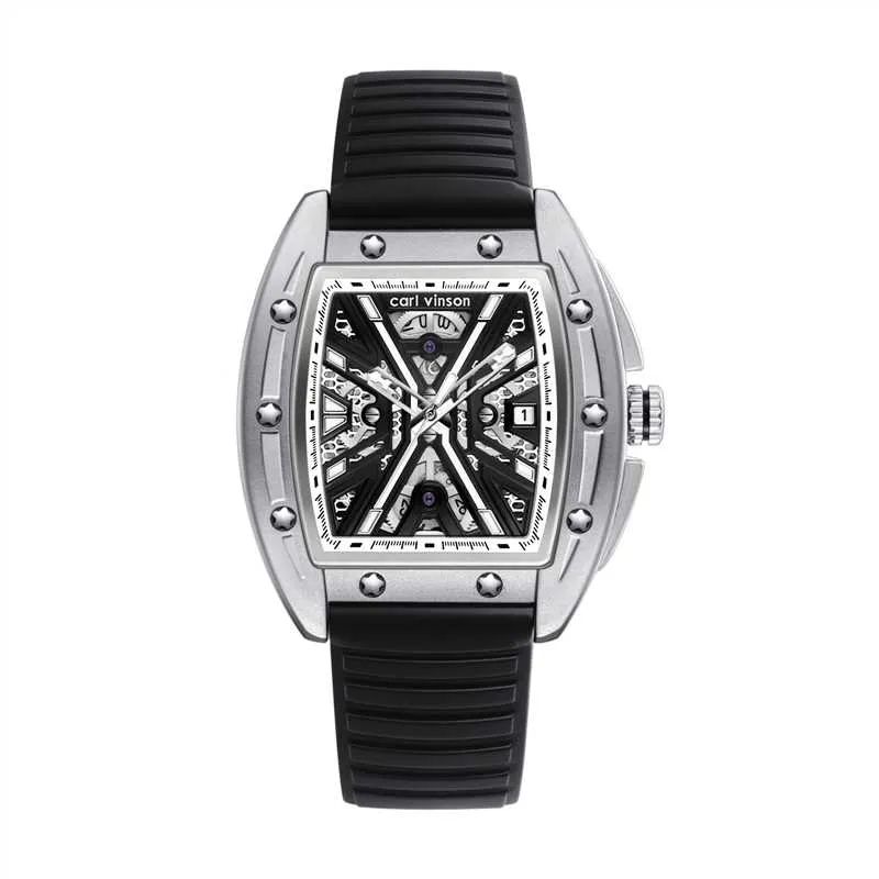 R5003G Skeleton Tonneau Automatic Watch