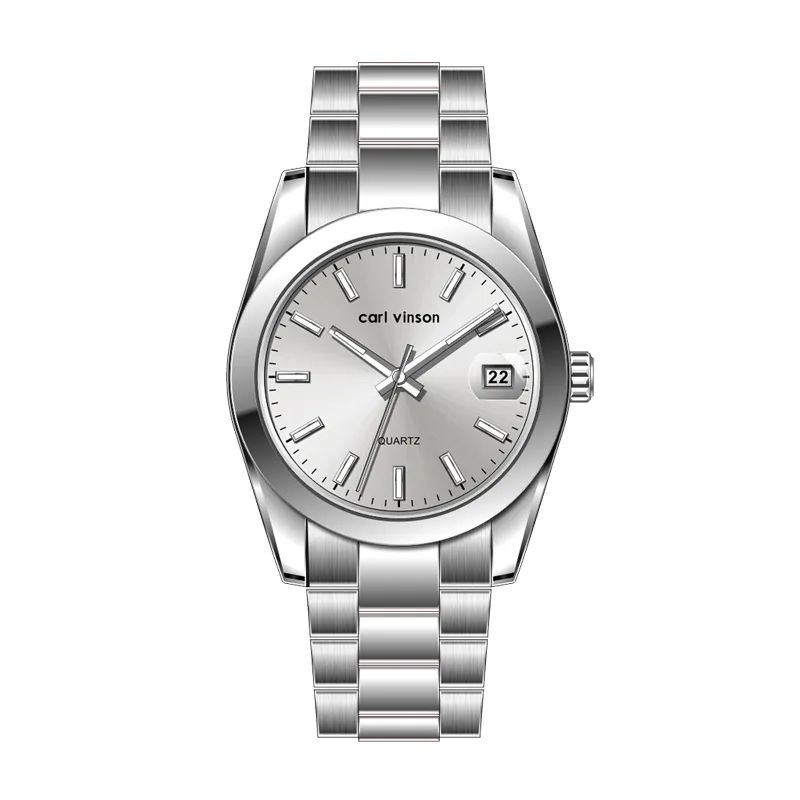 Black Mechanical Watch Stainless Steel Back